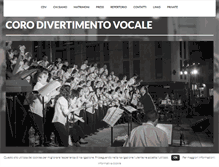 Tablet Screenshot of divertimentovocale.org